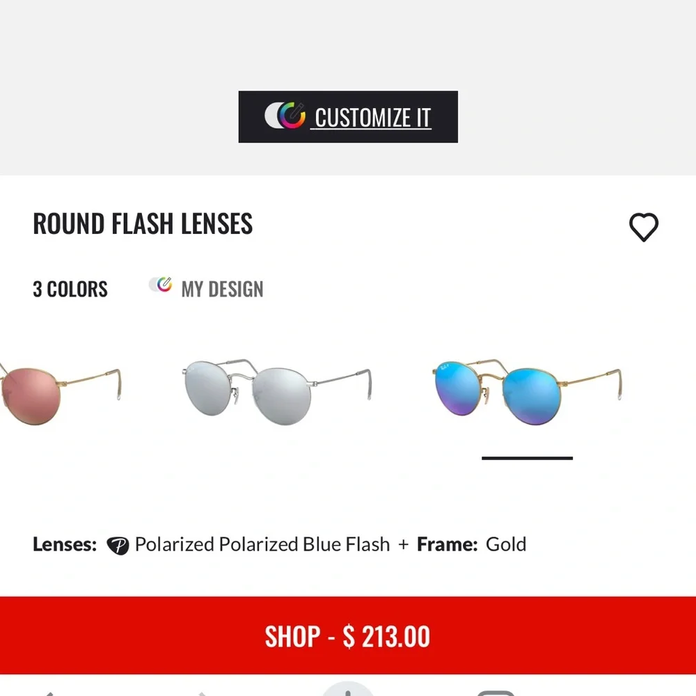 Ray-Ban RB3447 Gold Metal w/ Polarized Blue Flash Lenses + G15 Lens Bundle! - Picture 7 of 7
